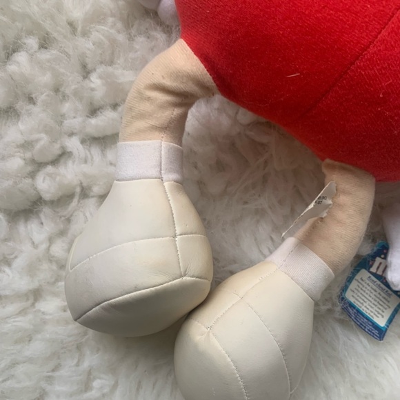 VTG Y2K Nanco Red M&M’S Candy Stuffed Plush Toy With Tags 13" - Picture 5 of 10